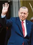  ?? Foto: Fethi Belaid, afp ?? Er hat begonnen, Konflikte herunterzu  fahren: der türkische Präsident Recep Tayyip Erdogan.