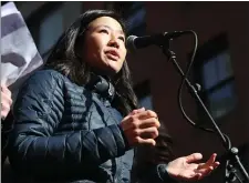  ?? NANCY LANE — BOSTON HERALD ?? Mayor Michelle Wu is taking a year to craft a plan for outdoor dining in the North End, an approach that has angered many restaurant owners.