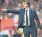  ?? FOTO: EFE ?? Julen Lopetegui, técnico del R.Madrid