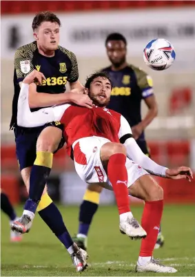  ??  ?? Harry Souttar is in the frame to be Stoke City’s player of the season.