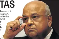  ??  ?? Finance Minister Pravin Gordhan.