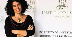  ??  ?? María Fernanda Ceriani, otra científica argentina a la altura de las mejores del mundo