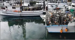  ?? SHMUEL THALER — SANTA CRUZ SENTINEL FILE ?? Crab boats sit dockside in the harbor in November 2019. California’s fish and wildlife managers announced late Friday that the commercial Dungeness crab fishing season will open Dec. 23.