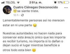  ??  ?? Reacciones. Al darse a conocer la intrusión del grupo de jóvenes en el área protegida, las críticas no se hicieron esperar.