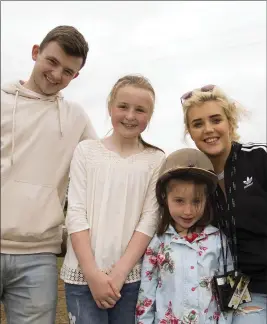  ??  ?? Stephen and Ellie Murphy, Barntown; Ruby Larkin, Ballymurn and Coleen Thompson, Raheenduff.