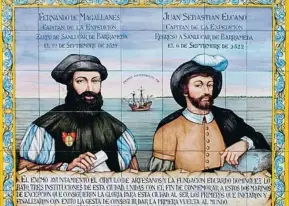  ?? ARCHIVO ?? Homenaje a Magallanes y Elcano en Sanlúcar de Barrameda