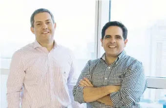  ??  ?? Desde la izquierda, José Stella y Rafael Somoza, fundadores de QMC Telecom.