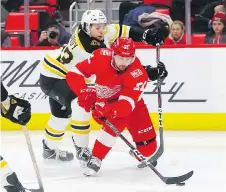  ?? PAUL SANCYA/THE ASSOCIATED PRESS ?? Winger Tomas Tatar has been traded by Detroit to the Vegas Golden Knights for an impressive haul.