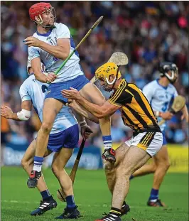  ??  ?? IMPACT: Tadhg de Búrca had a staggering 31 possession­s against Kilkenny