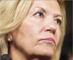 ?? CHRIS YOUNG/ THE CANADIAN PRESS FILES ?? Ontario Health Minister Christine Elliott is vocally critical of a large ad campaign urging Toronto residents to be wary of vaccinatio­ns.