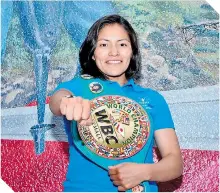  ?? / FOTO: CORTESÍA WBC ?? La mexiquense pondrá en juego el título mosca del Consejo Mundial de Boxeo.
