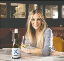  ??  ?? Sarah Jessica Parker has collaborat­ed on a Sauvignon Blanc with New Zealand winery Invivo. “It has been a very, so to speak, fruitful endeavour.”