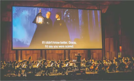  ?? [JORDAN AUGUST] ?? “Harry Potter and the Sorcerer’s Stone in Concert,” as performed by the Philadelph­ia Orchestra