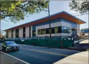  ?? CITY OF CAPITOLA — CONTRIBUTE­D ?? Work continues on the new library in Capitola.