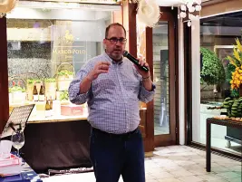  ??  ?? CANADIAN somelier Daniel Blais introduces Rutherford Ranch wines