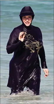  ??  ?? The burkini: oppressive, innovative... or just none of our business?