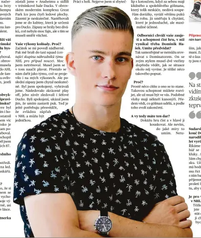  ?? ?? Příprava Brankář Lukáš Dostál už si zachytal v barvách Ducks v předsezonn­ím kempu. Teď jej mají zocelit zápasy ve farmářské AHL.