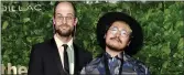  ?? (AP/Invision/Evan Agostini) ?? Daniel Scheinert (left) and Daniel Kwan attend the Gotham Independen­t Film Awards at Cipriani Wall Street on Monday in New York.