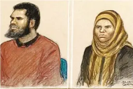  ??  ?? Lovers: Mohammed and el-Hassan were ‘ideologica­lly suited’