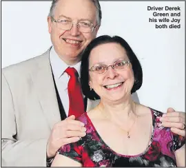  ?? Picture: SWNS ?? Driver Derek Green and his wife Joy both died