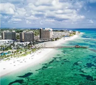  ?? Getty Images ?? The Baha Mar resort in the Bahamas features some high-end, family-friendly diversions.