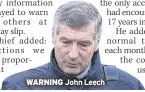  ??  ?? WARNING John Leech