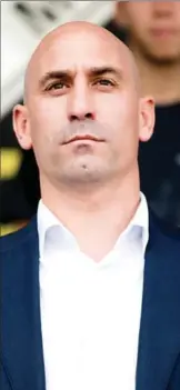  ?? ?? Luis Rubiales (RFEF), Koldo García (exasesor de Ábalos) y Begoña Gómez (mujer de Pedro Sánchez).