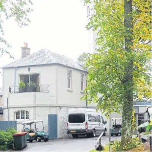  ?? Picture: Kim Cessford. ?? Duchally Country Estate near Auchterard­er. An investigat­ion is being carried out after a balcony collapsed at the weekend.