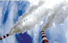  ?? — Reuters ?? Smoke billows from the chimneys of Belchatow Power Station, Europe’s biggest coal-fired power plant, in this file photo.