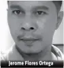  ??  ?? Jerome Flores Ortega