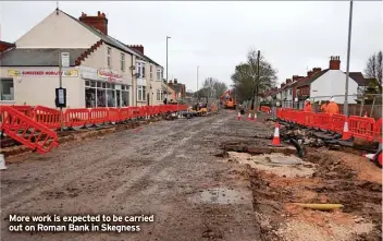  ?? ADVERTISIN­G FEATURE ?? More work is expected to be carried out on Roman Bank in Skegness