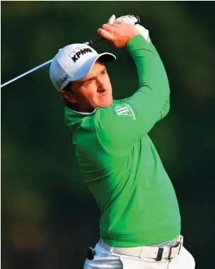  ?? GETTY IMAGES ?? Paul Dunne plays a shot during yesterday’s round at the Italian Open