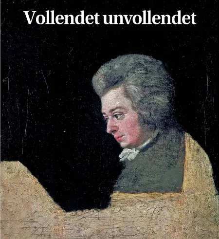  ?? Joseph Lange/picturedes­k.com ?? „Mozart“vonJoseph Lange: unvollende­t