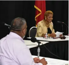 ?? (Pine Bluff Commercial/I.C. Murrell) ?? The Pine Bluff City Council voted to file a lien against Garland Trice in connection with the collapse of a Main Street building he owned.