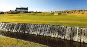  ??  ?? The 18th hole at Royal West Norfolk GC, which has received Royal captains on four occasions