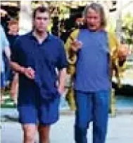  ??  ?? Holiday: Andrew and Peter Nygard in 2000