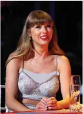  ??  ?? In a handout picture released by the Brit Awards US singer-songwriter Taylor Swift attends the BRIT Awards 2021.