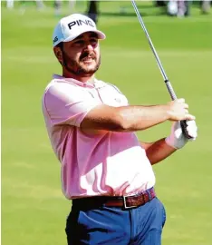  ?? Foto: dpa ?? Golfer Stephan Jäger aus München spielt 2018 erstmals auf der renommiert­en, ame rikanische­n Profi Tour PGA.