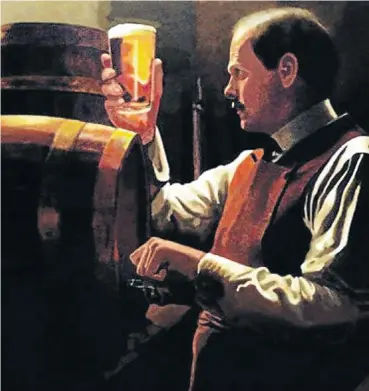  ?? Picture: South Coast Herald ?? Charles Glass, master brewer of lager. Now AB InBev is betting on a new non-alcoholic variant, Castle Free, to make up for slacker sales expected if the government were to pass the Liquor Amendment Bill into law.