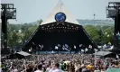  ??  ?? Glastonbur­y festival 2019: ‘Audience transporta­tion and venue power account for as much as 93% of all the CO2 emissions generated by major music events.’ Photograph: Leon Neal/Getty Images