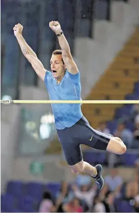  ??  ?? Garantiert hohe Sprünge in Salzburg: Renaud Lavillenie.