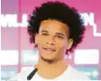  ?? Foto: dpa ?? Leroy Sané bei der Pressekonf­erenz gestern in München.