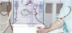  ??  ?? Dialysis is so expensive in the US that the relative cheapness of a kidney transplant frees up money for potential medical costs of donors in lower income countries.