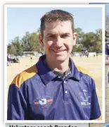  ?? ?? Volunteer coach Brendon Mcleod has dedicated the last eight seasons to training the RSL Tiger’s side.