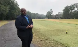  ?? Photograph: AP ?? Delaitre Hollinger, the immediate past president of the Tallahasse­e branch of the NAACP, visits the Capital City Country Club in Tallahasse­e, Florida, on 17 December.