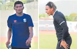  ??  ?? INCORPORAD­OS. Edder Delgado y Kevin Hernández están trabajando con el Honduras Progreso a la espera de un posible fichaje.