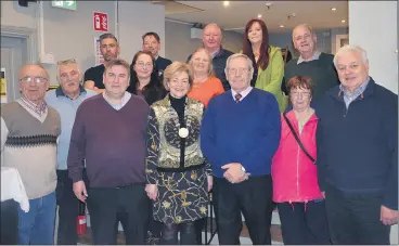  ?? ?? RIGHT: Public representa­tives, Cllr. Deirdre O’Brien, Cllr. Frank O’Flynn and Cllr. Noel McCarthy, pictured with Fermoy Tidy Towns volunteers at last Saturday’s very successful coffee morning in The Wagon Tavern, Fermoy. (Pic: John Ahern)