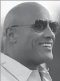  ?? MIAMI HERALD FILE PHOTO ?? Actor and former wrestler Dwayne (The Rock) Johnson might be cooking up a presidenti­al run in 2024.