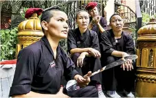  ??  ?? The nuns were encouraged to learn kung fu by spiritual leader His Holiness Gyalwang Drukpa. (AFP)