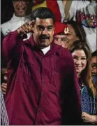  ??  ?? L’héritier d’Hugo Chavez tiendra les rênes du pays jusqu’en 2025.